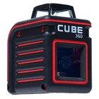 Лазерный уровень ADA Cube 360 Basic Edition + Штатив-штанга элевационный ADA SILVER PLUS в комплекте — Фото 2