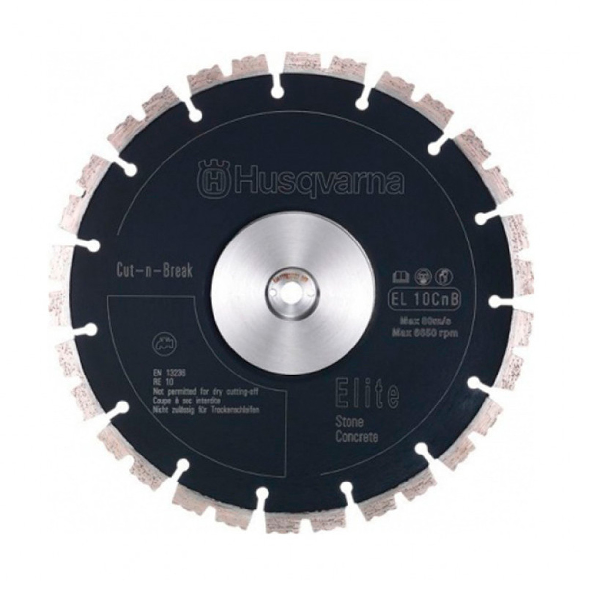 Комплект алмазных дисков по бетону Husqvarna EL10CNB 230х25.4мм 2шт (5748362-01) — Фото 1
