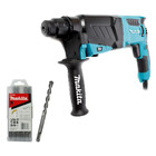 Перфоратор Makita HR2630 + Набор буров Makita SDS-Plus B-54704 5шт — Фото 1