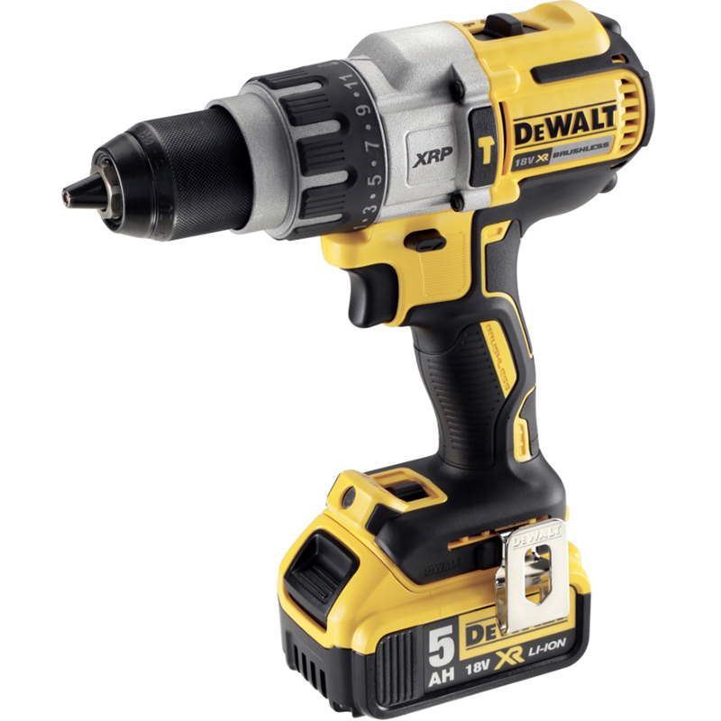 Аккумуляторная дрель-шуруповерт DeWalt DCD996TP2 ударная + Аккумулятор 18В 6Ач — Фото 4